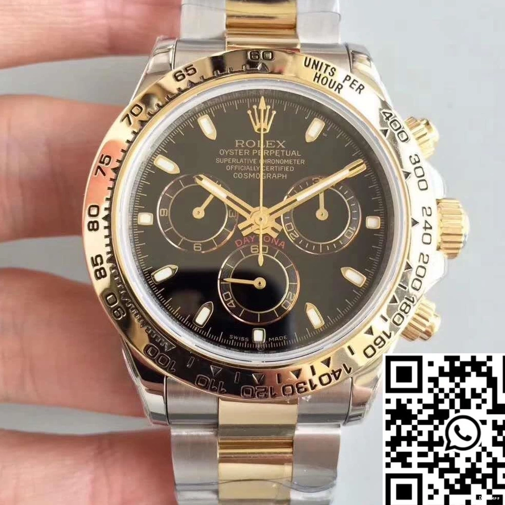 1101 Dial 116503 Daytona Cosmograph Black Rolex DailyWear 0706